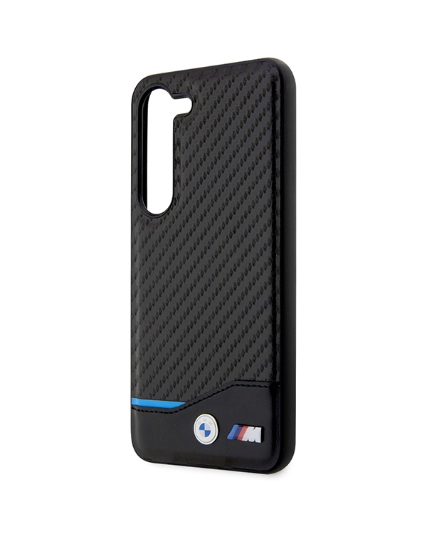 Дополнительное изображение книги «BMW M PU Carbon Blue Line Case for Samsung Galaxy S23 Black»
