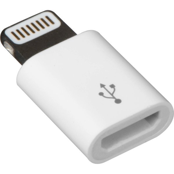 Fusion Адаптер Micro USB для подключения Lighting MD820ZM Аналоговый белый