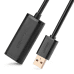 USB 2.0 extension cable UGREEN US121, active, 15m (black)