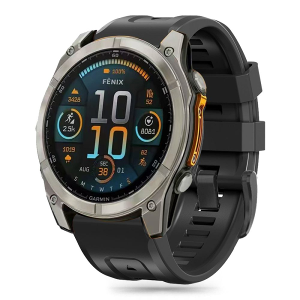 TECH-PROTECT SILICONE GARMIN FENIX 5 | 6 | 6 PRO | 7 | 8 (47 ММ) | E ЧЕРНЫЙ