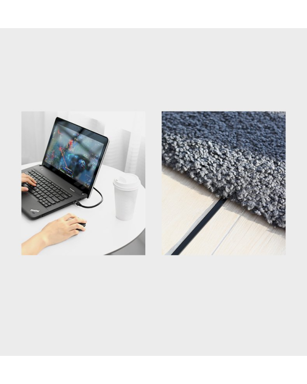 Дополнительное изображение книги «Ugreen flat Ethernet patchcord cable RJ45 Cat 6 UTP 1000 Mbps 1 m black (NW101 50184)»