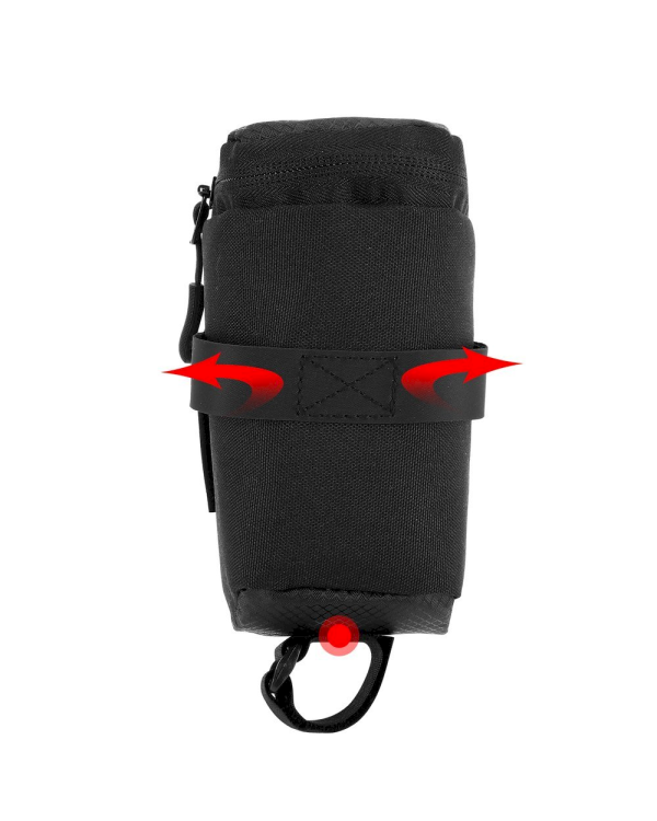 Wozinsky bicycle bag under the saddle 0.6 L black (WBB8BK black)