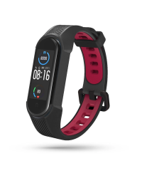 Tech-Protect Armor strap for Xiaomi Mi Smart Band 5 | 6 | 6 NFC - black and red