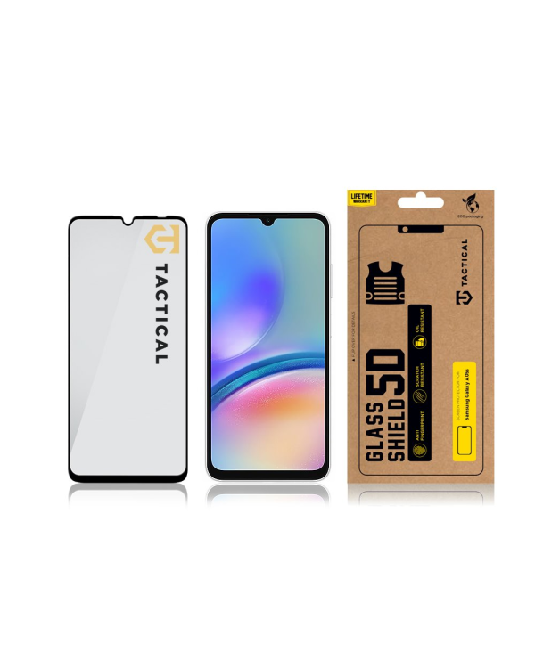 Дополнительное изображение книги «Tactical Glass Shield 5D for Samsung Galaxy A05|A05s Black»