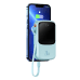 Baseus Qpow power bank 10000mAh built-in Lightning 20W Quick Charge cable SCP AFC FCP blue (PPQD020003)
