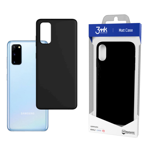 Обложка книги «Samsung Galaxy S20 5G - 3mk Matt Case black»