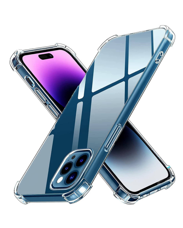 Anti shock силиконовый чехол Fusion 1.5 мм для Apple iPhone 15 Pro прозрачный