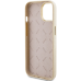 Guess GUHCP15SPGMCSD iPhone 15 6.1" złoty|light gold hardcase Glitter Glossy Script