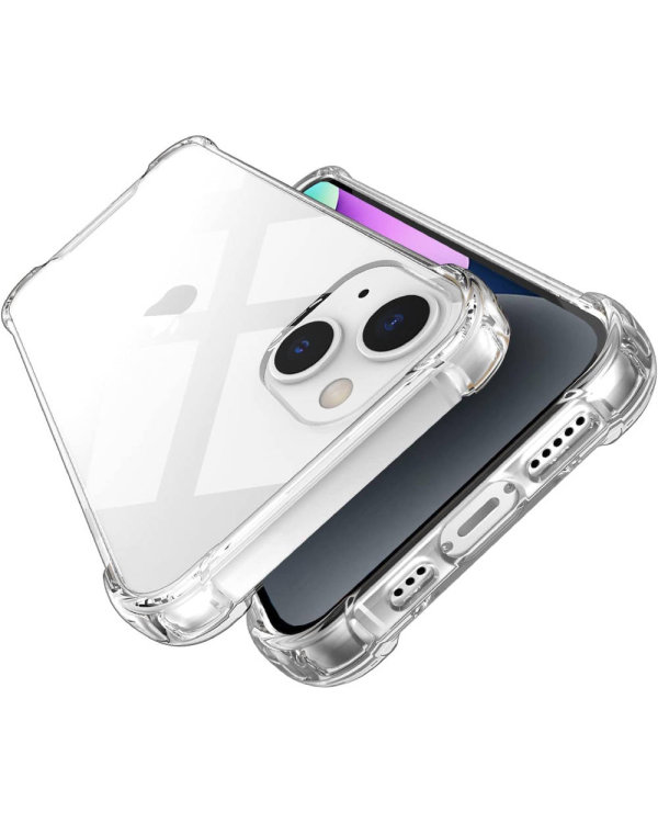 Anti shock силиконовый чехол Fusion 1.5 мм для Apple iPhone 15 Plus прозрачный