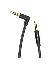 3.5mm Male to 90° Male Audio Cable 1.5m Vention BAKBG-T Black