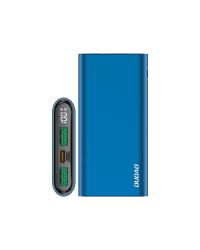 Dudao power bank 10000 mAh Power Delivery 20 W Quick Charge 3.0 2x USB / USB Type C blue (K14H blue)