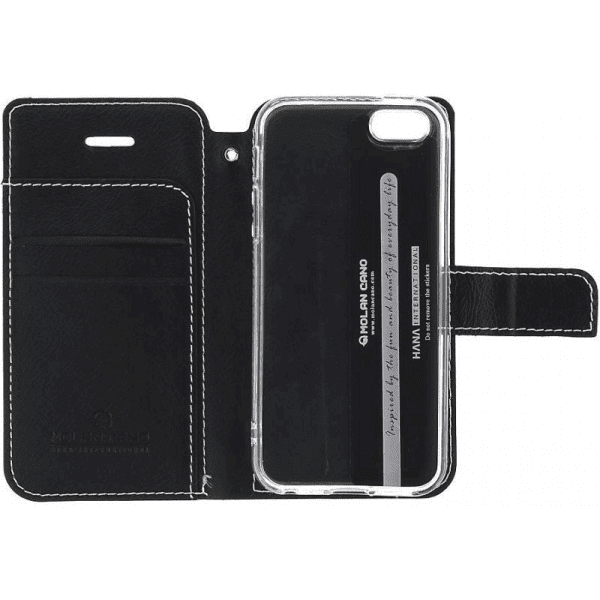 Обложка книги «Molan Cano Issue Book Case for Huawei P40 Lite E Black»