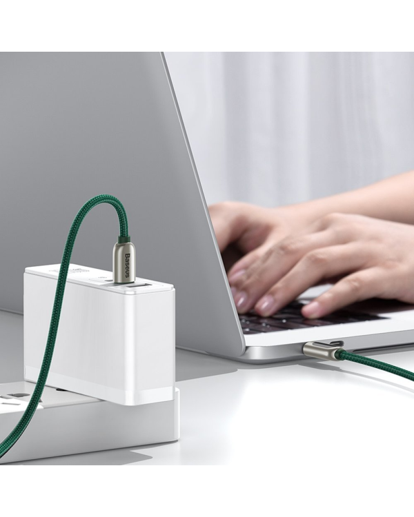Baseus USB Type C - USB Type C cable 100 W (20 V | 5 A) 1 m Power Delivery with display screen power meter white (CATSK-B06)