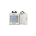 Чехол Guess для Airpods 3 GUA3LSCHSB синий Силиконовый шарм в виде сердца