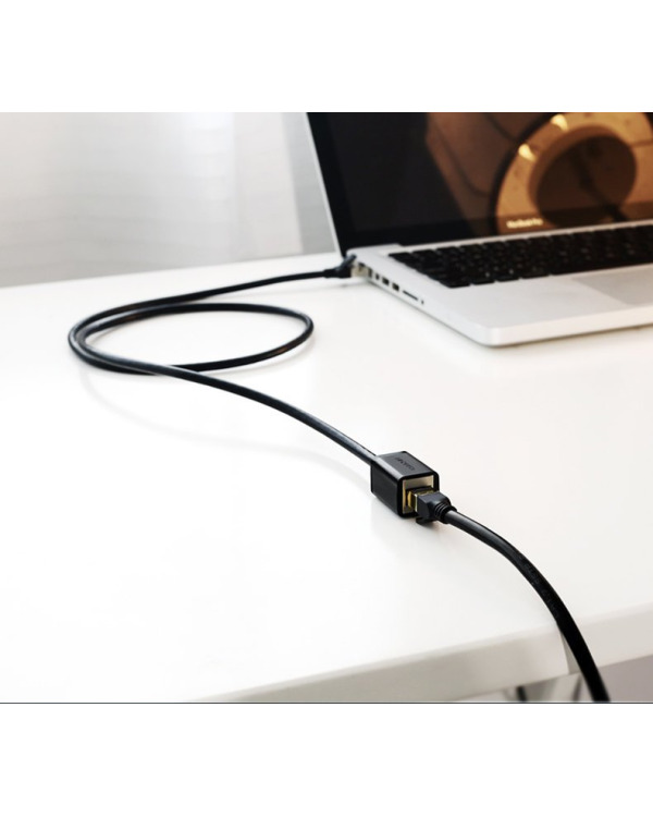 Дополнительное изображение книги «Удлинительный кабель Ugreen Ethernet RJ45 Cat 6 FTP 1000Mbps 2m Black (NW112 11281)»