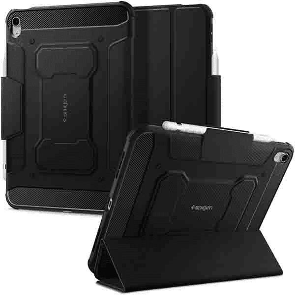 Обложка книги «Spigen Rugged Armor PRO iPad 10,9 2022 czarny|black ACS05417»
