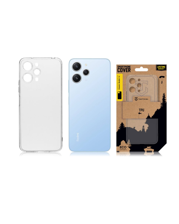 Tactical чехол из TPU для Xiaomi Redmi 12 прозрачный