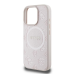 Guess GUHMP16LPSAPSMEP iPhone 16 Pro 6.3" różowy|pink hardcase Saffiano Peony Classic Logo MagSafe