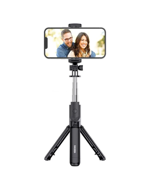 KAKUSIGA KSC-1143 bluetooth selfie stick | штатив с пультом дистанционного управления (черный)