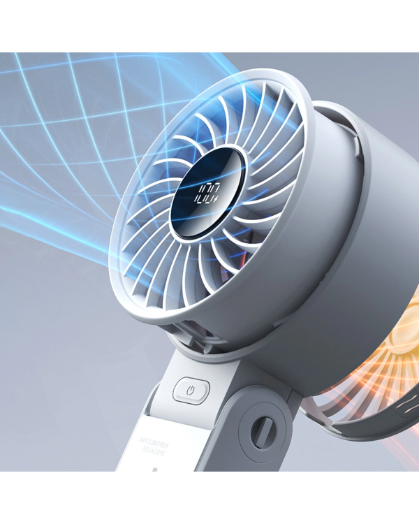 Портативный USB-вентилятор Jisulife Handheld Fan Life7 3600mAh - серый