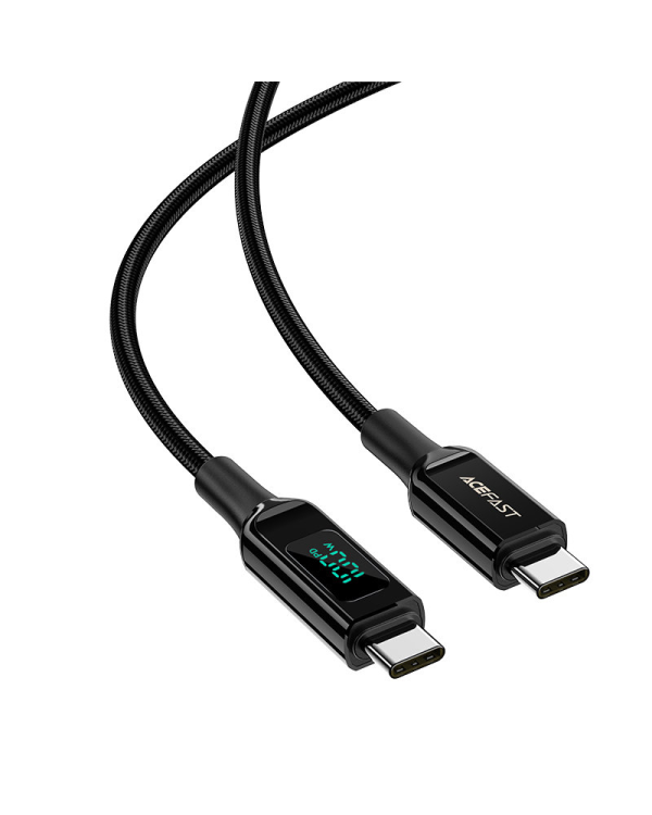 Acefast cable USB Type C - USB Type C 2m, 100W (20V | 5A) black (C6-03 Black)