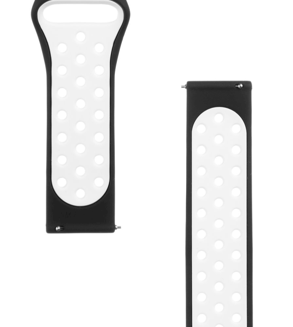 Обложка книги «Tactical 702 Double Silicone Band 20mm Black/White»