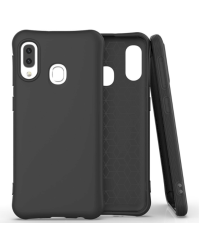Fusion Solaster Back Case Силиконовый чехол для Samsung A202 Galaxy A20e Черный