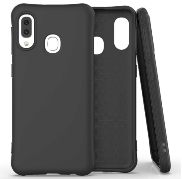Fusion Solaster Back Case Силиконовый чехол для Samsung A202 Galaxy A20e Черный