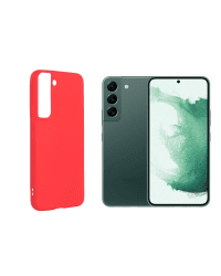 Fusion soft matte back case силиконовый чехол для Samsung S901 Galaxy S22 красный