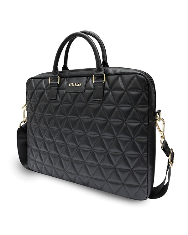 Guess bag for laptop GUCB15QLBK 15" black Quilted