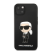 Karl Lagerfeld Liquid Silicone Ikonik NFT Case for iPhone 13 Black