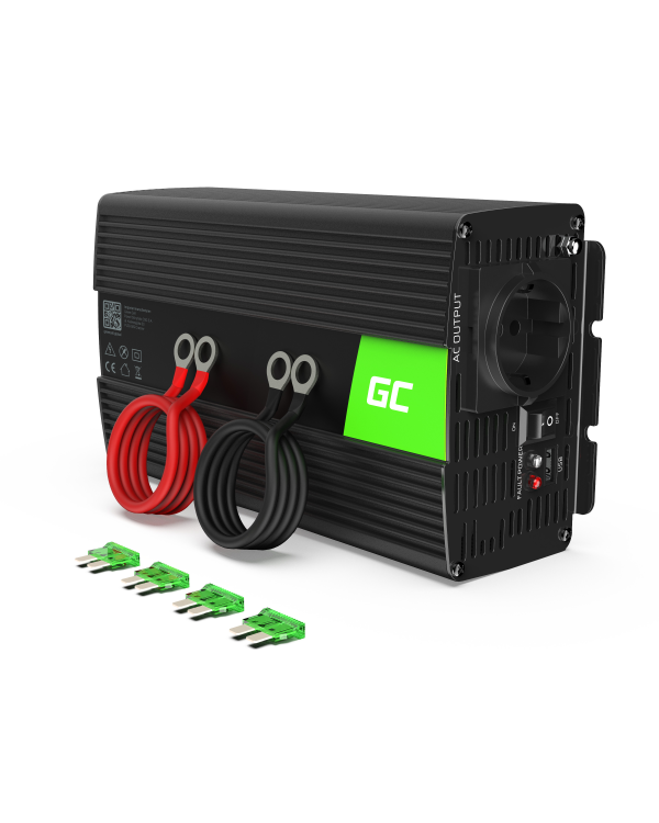 Green Cell Power Inverter 24V to 230V 1000W|2000W Pure sine wave