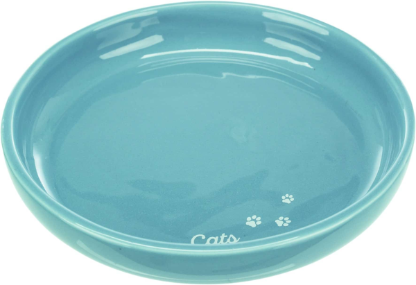 Миска для животных, керамика - Trixie Миска XXL, плоская, керамика, 0,35л | 18см| 1шт