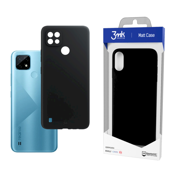 Обложка книги «Realme C21 - 3mk Matt Case black»