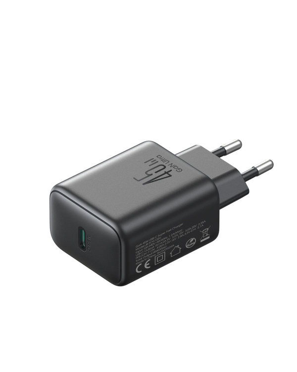 Настенное зарядное устройство Joyroom JR-TCG13 45W GaN для Samsung Ultra - черный