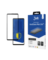 Sony Xperia 10 III 5G Black - 3mk HardGlass Max Lite™ screen protector