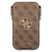 Guess Torebka na telefon GUHCP12L4GPSBR 6,7" brązowy|brown 4G Metal Logo