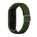 Fusion Braided Cloth ремешок для часов Xiaomi Mi Band 3 / Mi Band 4 / Mi Band 5 / Mi Band 6 зеленый