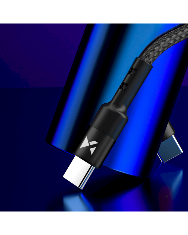 Дополнительное изображение книги «Wozinsky cable USB Type C - USB Type C Power Delivery 18W 2m black (WUC-PD-CC2B)»