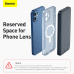 Baseus Magnetic powerbank 10000mAh 20W Overseas Edition navy blue + USB cable - USB Type C (PPCX010201)
