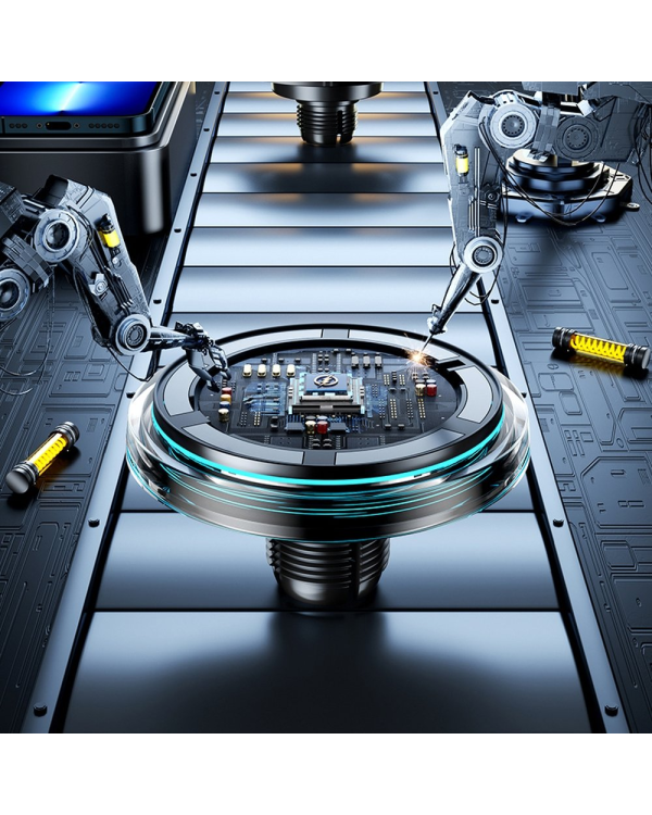 Автомобильный держатель Joyroom JR-ZS291 с беспроводной зарядкой / 15 Вт / MagSafe серебристого цвета