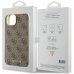 Guess GUHCP15MGF4GBR iPhone 15 Plus 6.7" brązowy|brown hardcase 4G Charms Collection