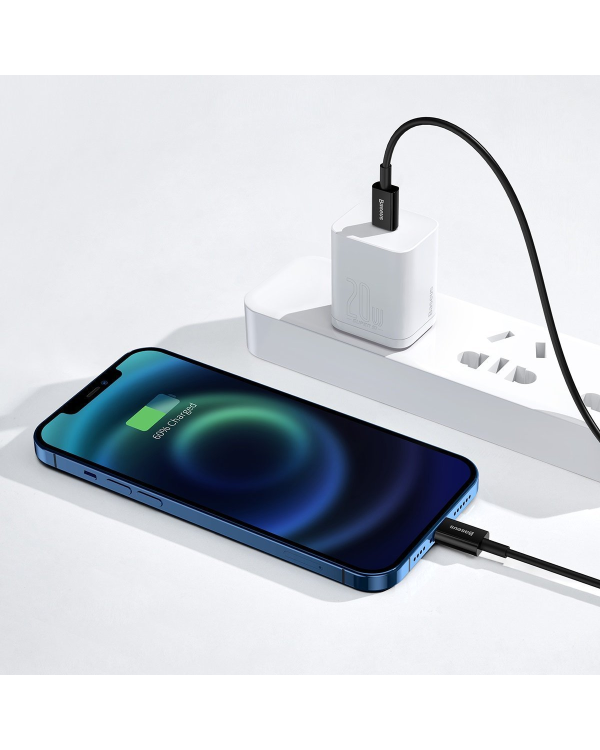 Baseus Superior Series Cable USB-C to iP, 20W, PD, 1m (black)