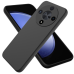 Элегантное волокно Fusion защищает силиконовый чехол для Honor Magic 6 Lite черный