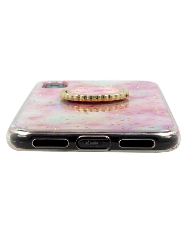 Fusion Marble Ring Back Case Силиконовый чехол для Apple iPhone 7 / 8 / SE 2020 Розовый