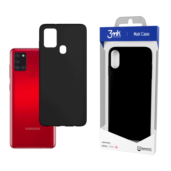 Обложка книги «Samsung Galaxy A21s - 3mk Matt Case black»