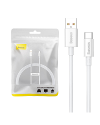 Cable USB do USB-C Baseus Superior 100W 1m (white)
