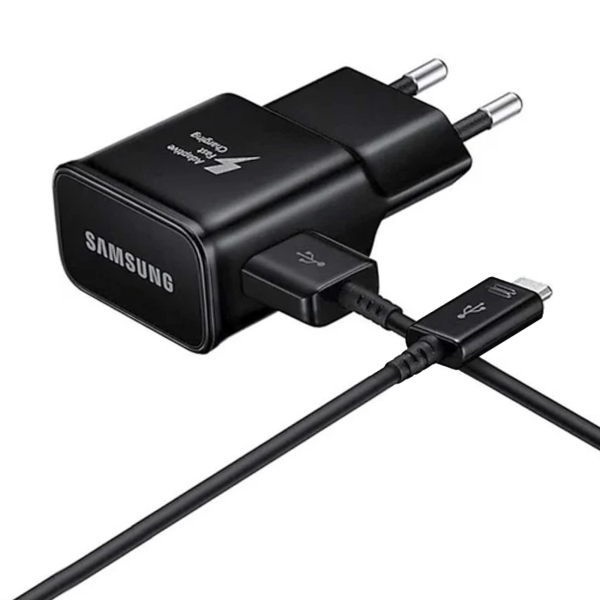 EP-TA200EBE + EP-DR140ABE Samsung 15W Travel Charger + USB-C Data Cable черный (OEM)