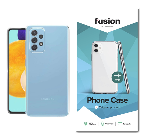 Fusion ultra clear series 2 mm силиконовый чехол для Samsung A526 / A525 Galaxy A52 5G / A52 прозрачный (EU Blister)