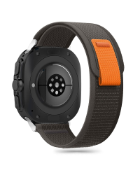 TECH-PROTECT NYLON SAMSUNG GALAXY WATCH ULTRA (47 MM) BLACK|ORANGE